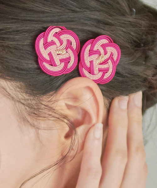 髪飾り 和装 袴 卒業式 レディース 浴衣 着物 振袖 ウエディング 結婚式 ヘアアクセサリー 二次会 七五三 簡単 黒 赤 梅結び セット 2026年（ゆうパケット） | Dita | 05