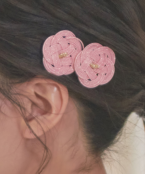 髪飾り 和装 袴 卒業式 レディース 浴衣 着物 振袖 ウエディング 結婚式 ヘアアクセサリー 二次会 七五三 簡単 黒 赤 梅結び セット 2026年（ゆうパケット） | Dita | 07