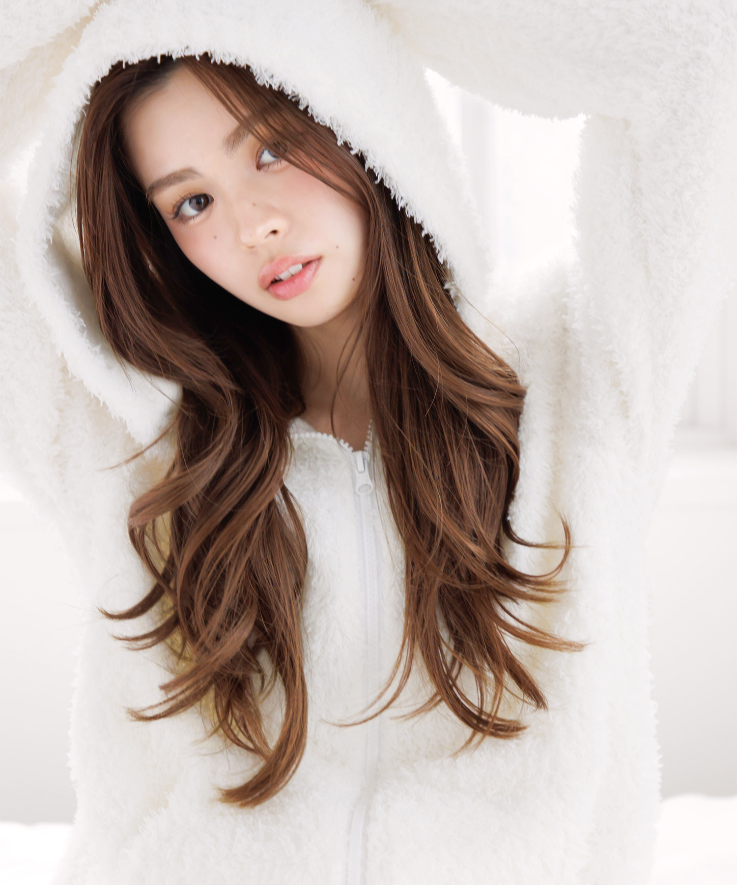 Dita（ディータ） ルームウェア レディース 冬 長袖 羽織 パジャマ 前