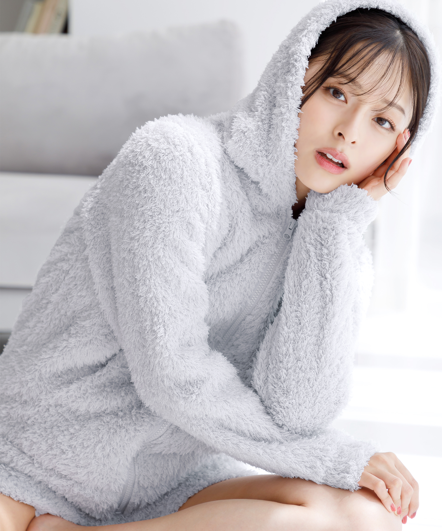 Dita パジャマ レディース 長袖 前開き 冬 ルームウェア 秋 春