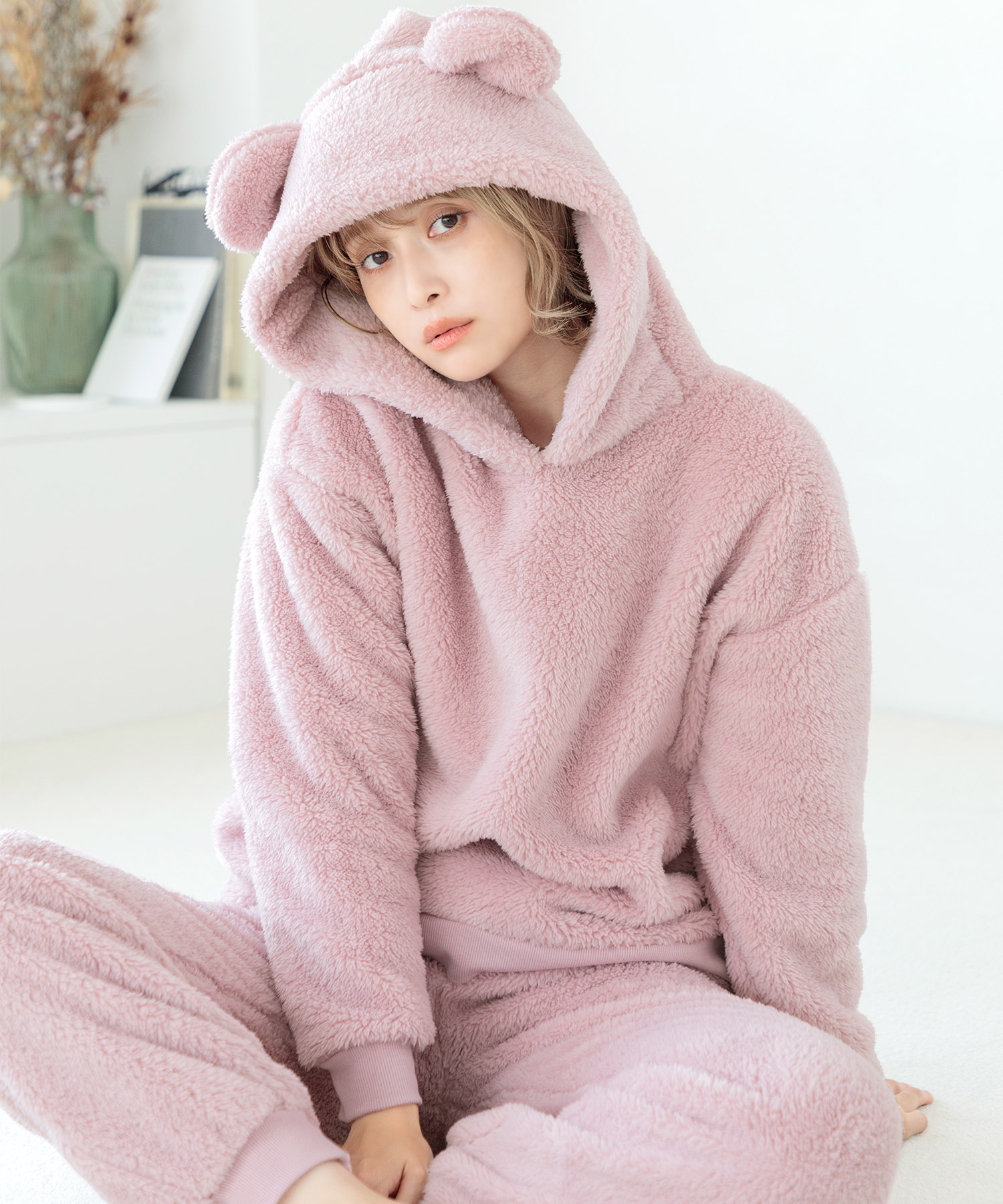 Dita（ディータ） パジャマ レディース 冬 ルームウェア パーカー