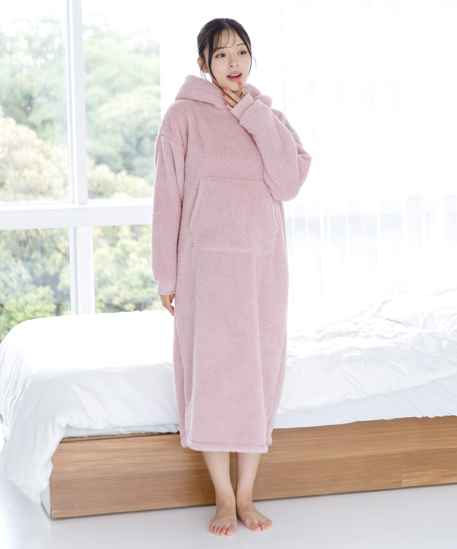 Dita（ディータ） パジャマ レディース 冬 ワンピース ルームウェア