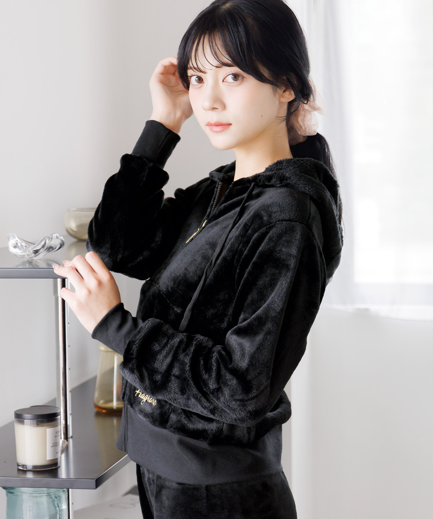 Dita（ディータ） ルームウェア パーカー パジャマ レディース 長袖 冬