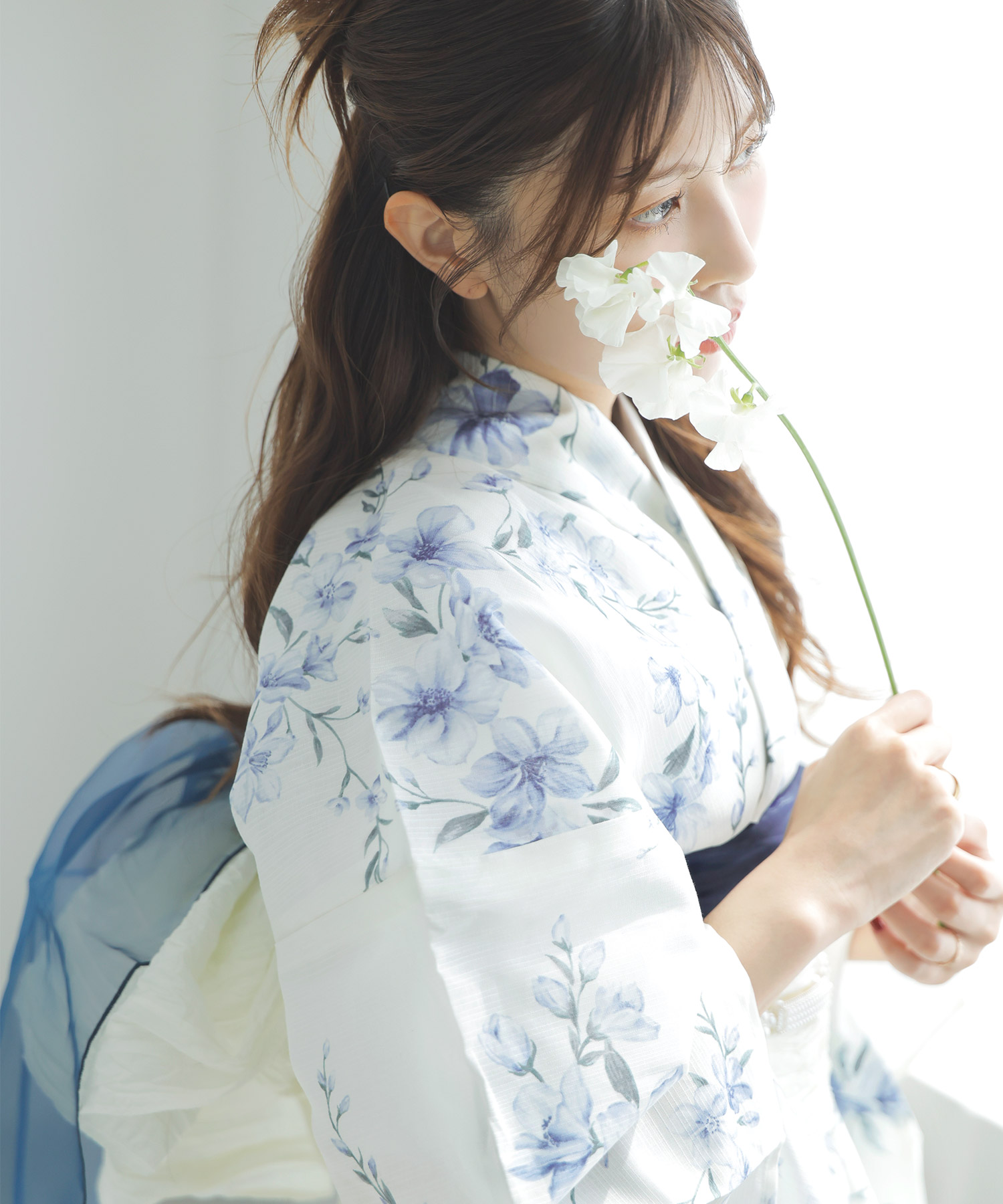 Dita 浴衣 レディース セット 簡単（ゆかた・しわ兵児帯・下駄