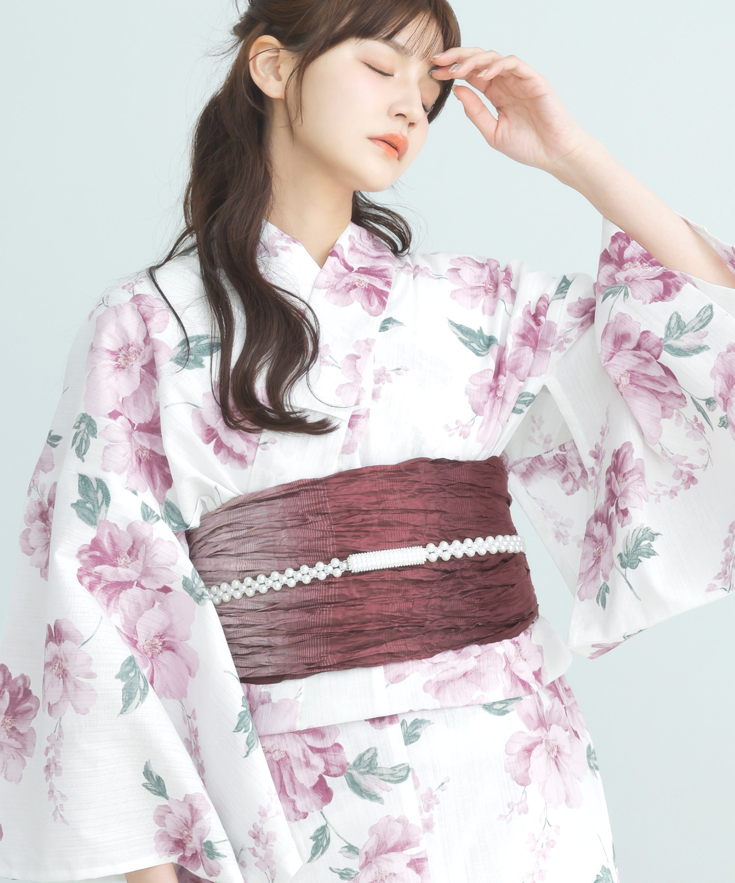 Dita 完売人気柄　浴衣　赤　ピンク　帯　セット 楽天市場】浴衣 5点セット レディース 2025年 簡単（ゆかた