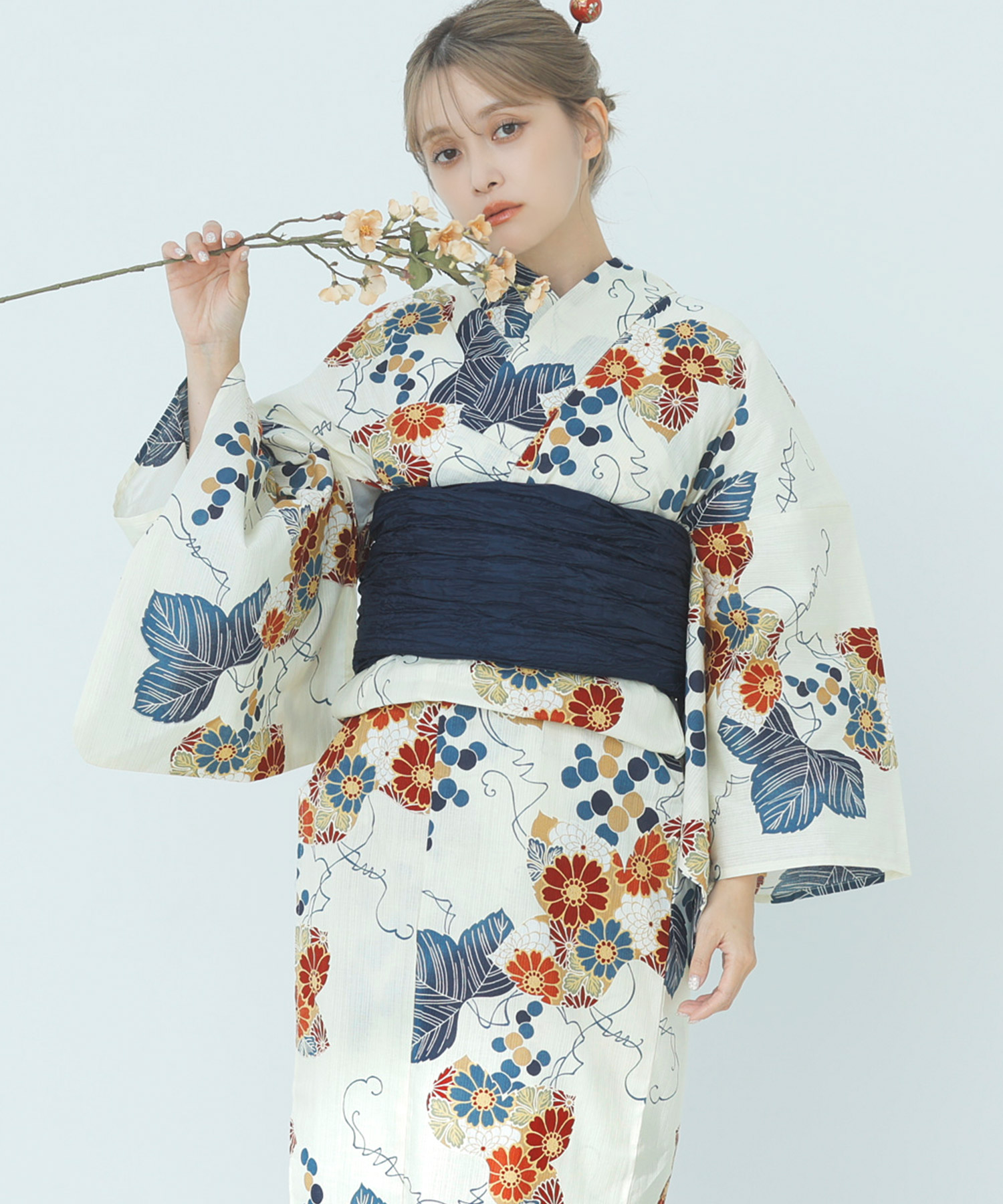Dita（ディータ） 浴衣 レディース セット 簡単（ゆかた・しわ兵児帯