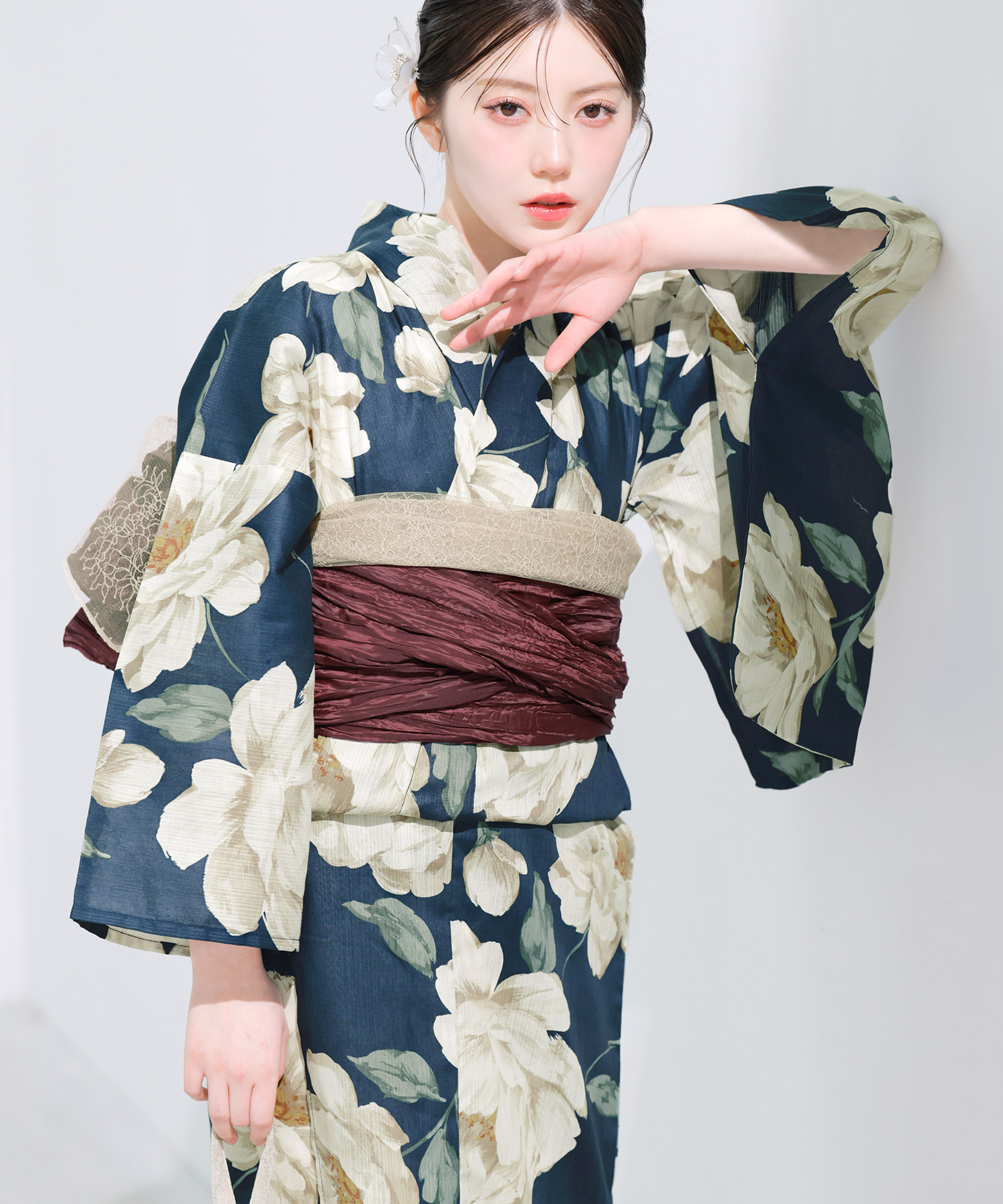 Dita（ディータ） レディース 浴衣 セット 簡単（ゆかた・しわ兵児帯
