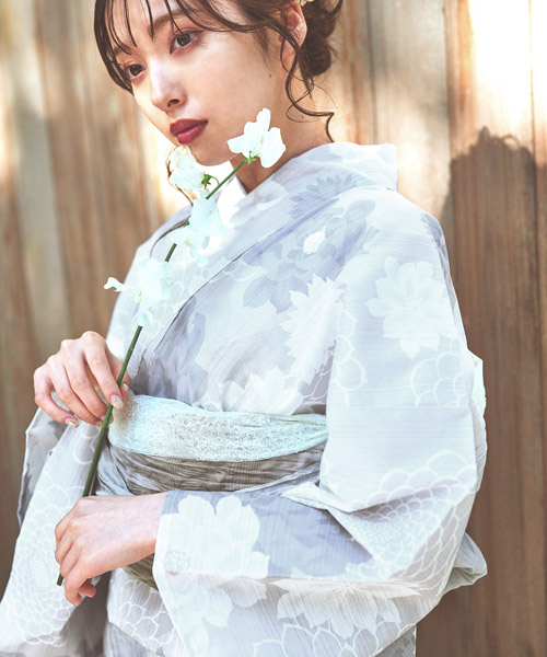 dita浴衣 夏色の向日葵しらべ　浴衣　帯　腰紐　帯飾り4点セット✦.° dita浴衣 夏色の向日葵しらべ 浴衣 帯 腰紐 帯飾り4点セット✦.