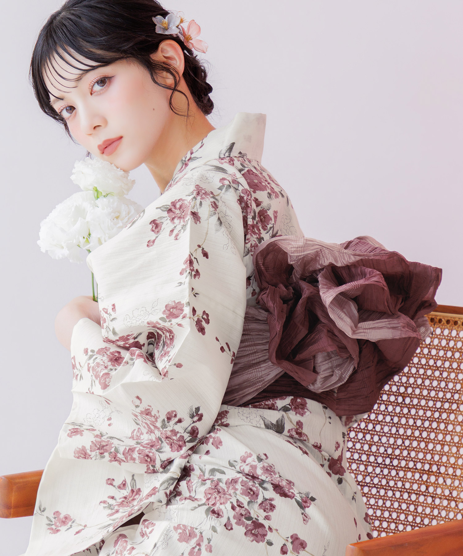 Dita（ディータ） レディース 浴衣 セット 簡単（ゆかた・しわ兵児帯
