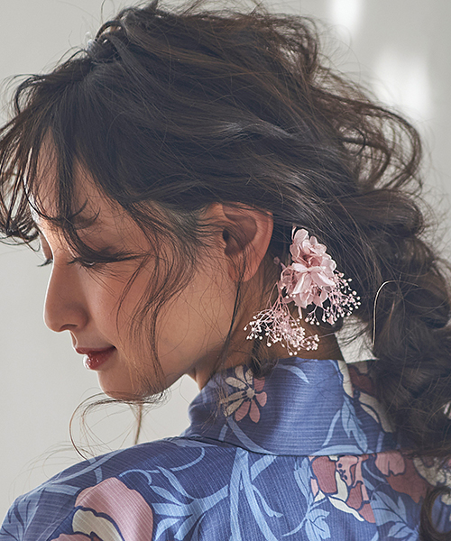 髪飾り 成人式 和装 袴 花 卒業式 レディース 浴衣 着物 振袖 ウエディング 結婚式 ヘアアクセサリー 二次会 七五三 かすみそう ドライフラワー（ゆうパケット） | Dita | 06