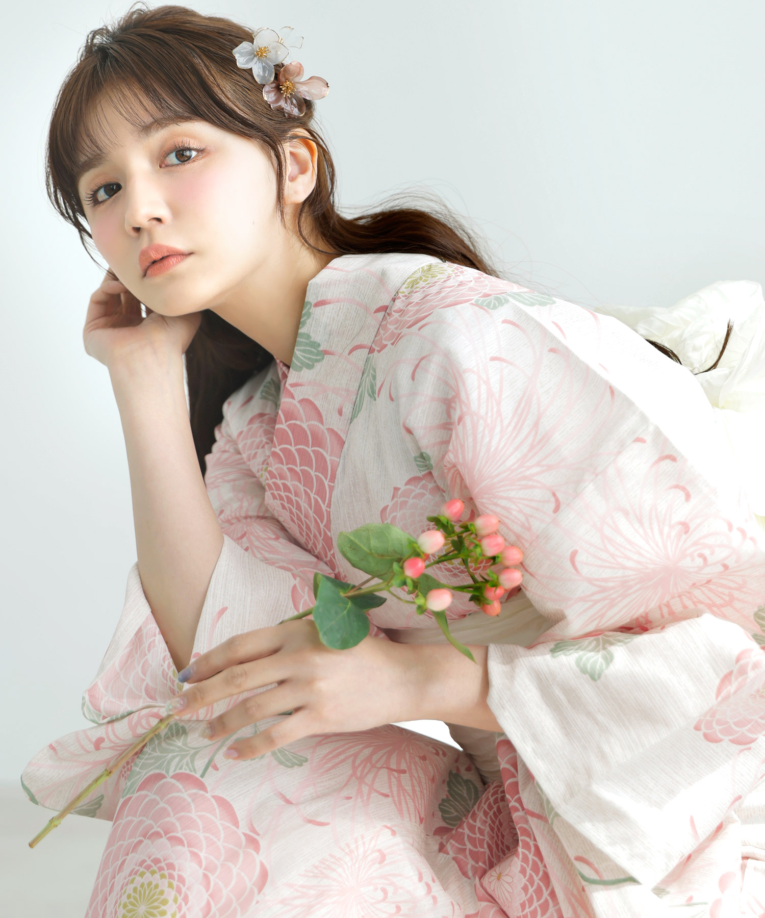 完売新品未使用】Dita 浴衣 【繚乱桜花】オトナ浴衣/ピンク系
