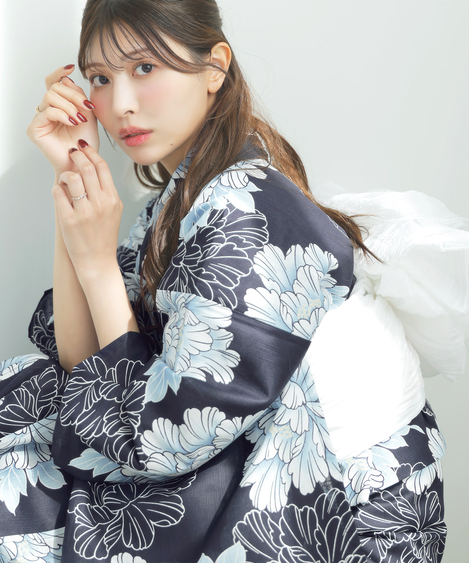 Dita 浴衣 帯 2点セット 2025 浴衣4点セット(ゆかた・作り帯・下駄・着付けマニュアル
