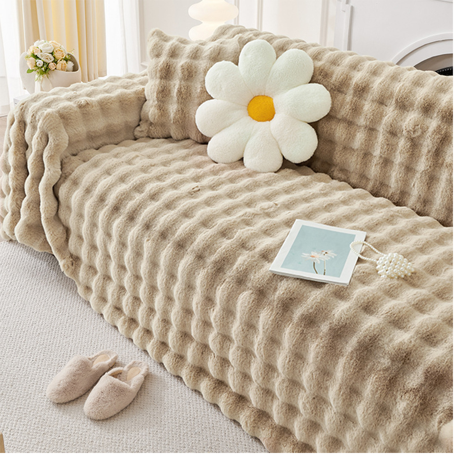 北欧風 ソファーカバー ボア マルチカバー ふわとろ もこもこ 爆買