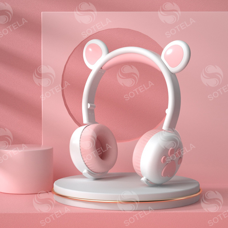 クマ耳ヘッドセット ヘッドフォン 最新型ヘッドセット かわいい