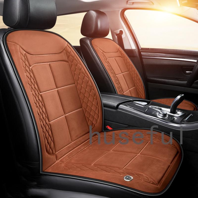 シートヒーター 3段階温度調整 秋冬 車用 12V/24V カーシート ホットカーシート 即暖 シガーソケット 座席ヒートクッション 運転席 助手席 防寒対策 暖房 |  | 02