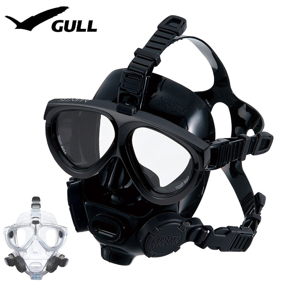 GULL（ガル） フルフェイスマスク マンティスフルフェイス ブラック