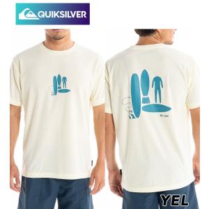 QUIKSILVER クイックシルバー 半袖 Tシャツ ORANGE&amp;PARK UV対策 UPF30...