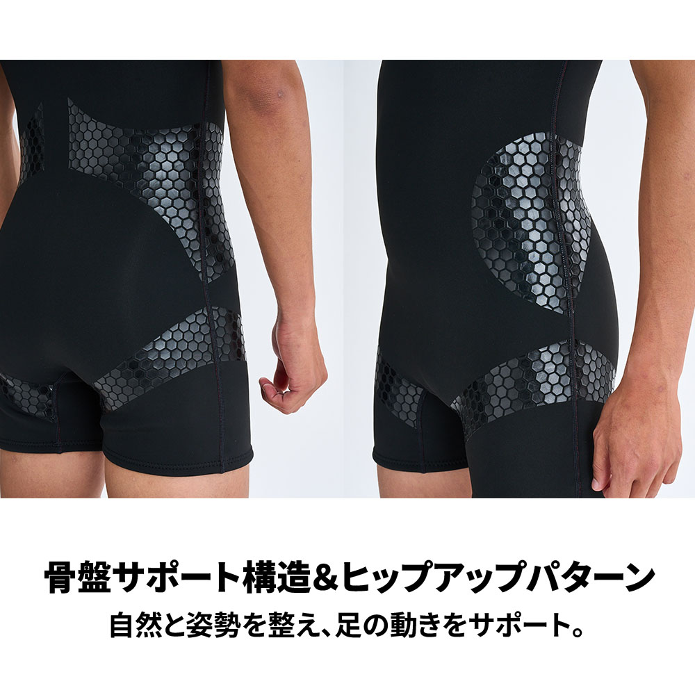 Quiksilver（クイックシルバー） インナー ショートジョン メンズ 1mm