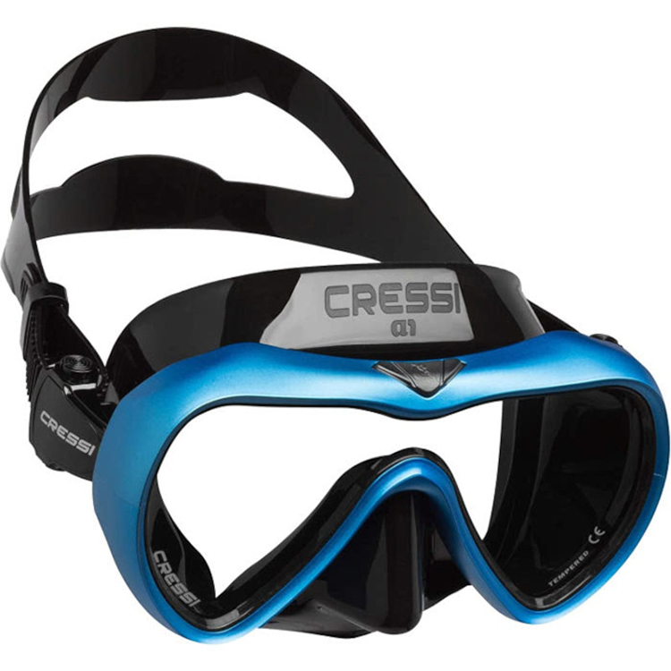 CRESSI(クレッシー)　A1 Mask エーワン ダイビングマスク スノーケリング フリーダイビング 素潜り 視界の広い 1眼レンズ くもり止め加工 アンチフォグ｜divinggear｜04