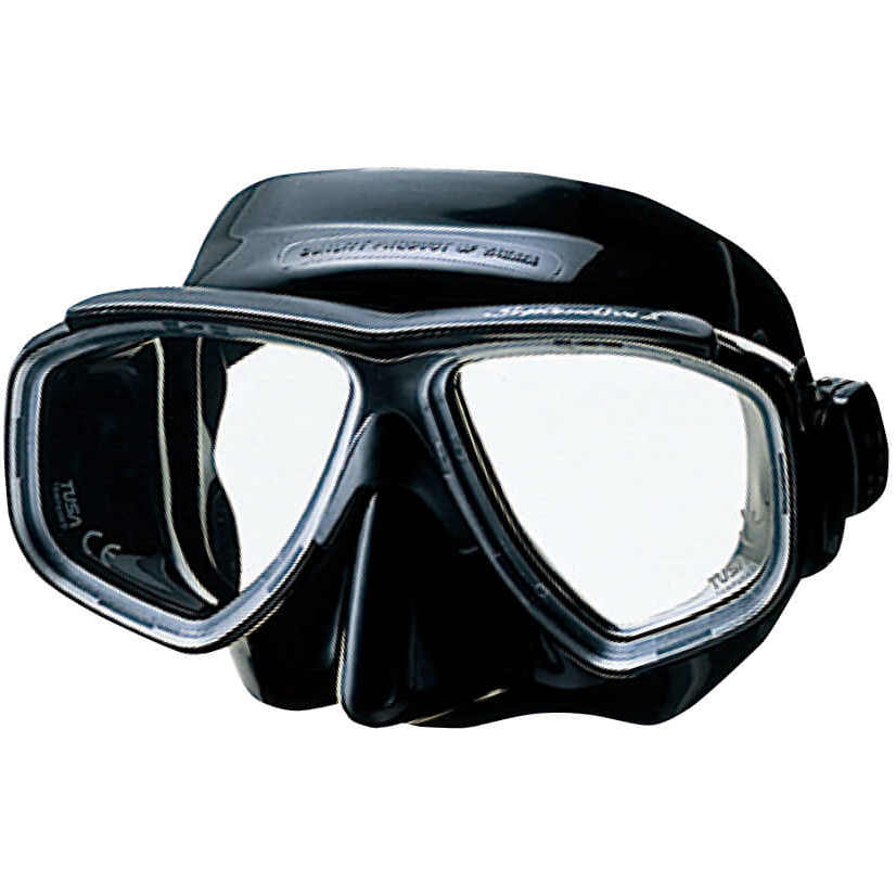 TUSA(ツサ)　M7500QB Splendive II(スプレンダイブ2) ブラックシリコンタイプ ダイビングマスク 水中マスク ゴーグル  水中メガネ