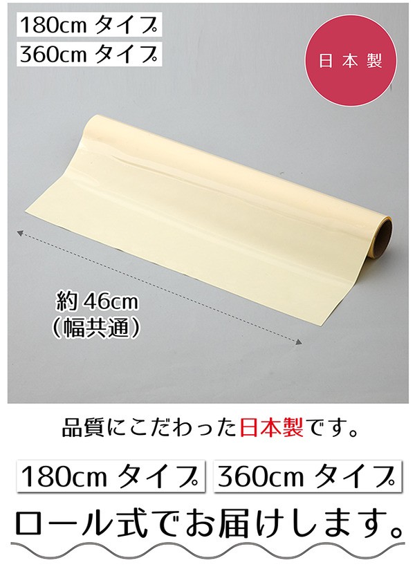 壁紙 床用 保護マット 保護シート 46cm 180cm 水拭き可 ポリエステル 日本製 新品 ダイニング リビング