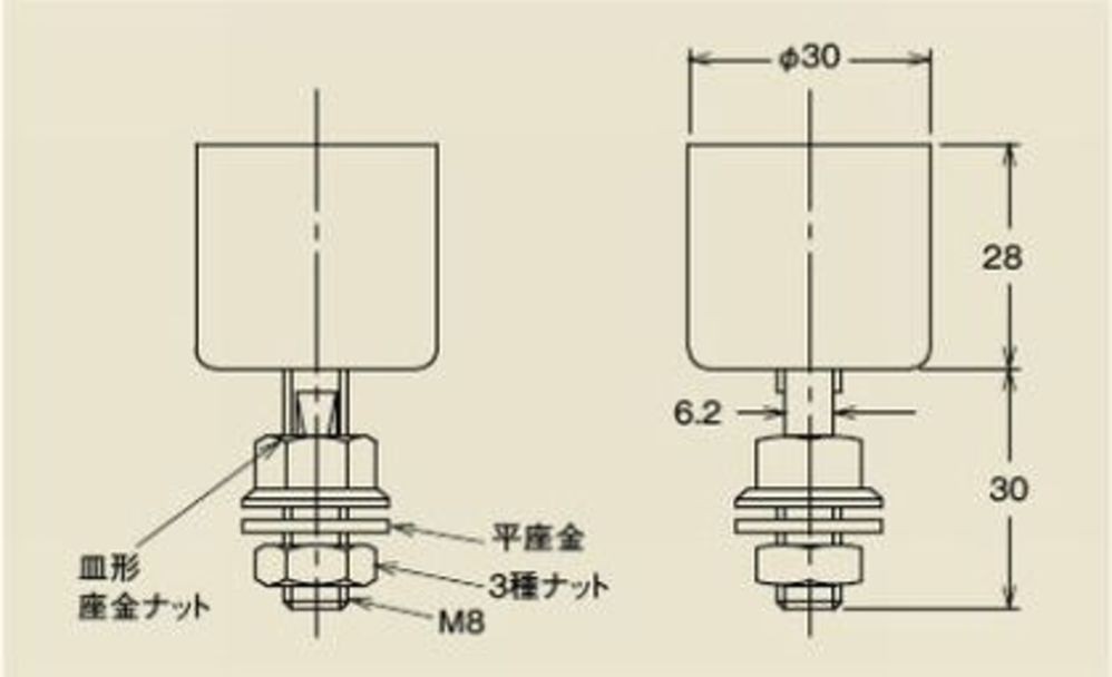 インテリアドアハンガー ステイド戸車 大