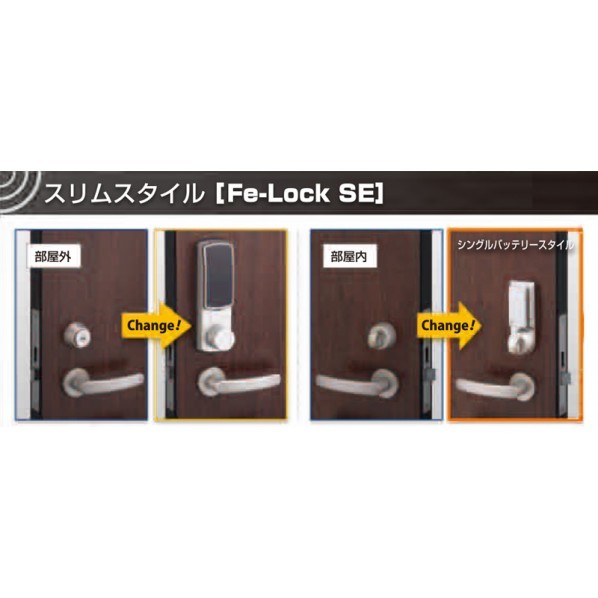 ICカード錠 Fe-Lock Light basic（エフイーロック ライト ベーシック