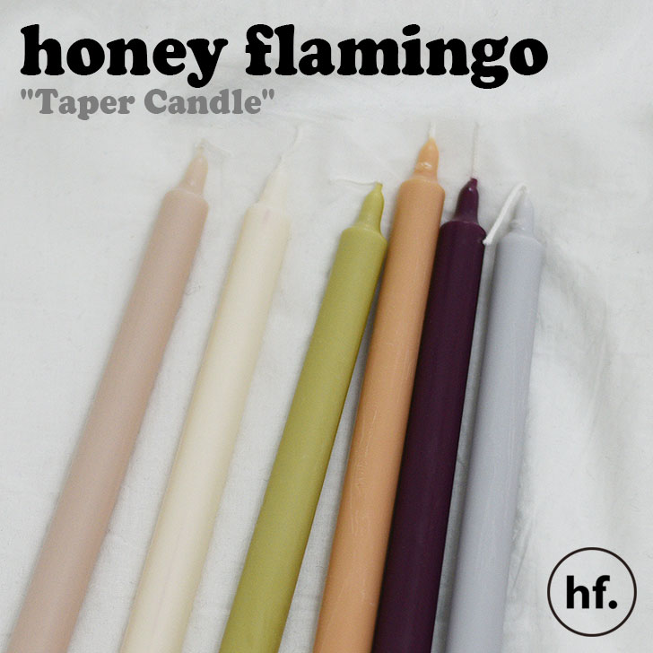 ハニーフラミンゴ キャンドル honey flamingo 正規販売店 Taper Candle 香り付き 6色 韓国雑貨 インテリア小物 おしゃれ インテリアキャンドル ACC