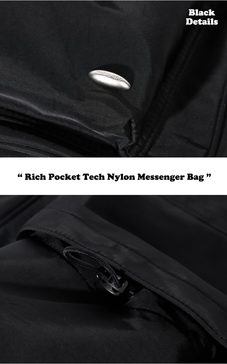 コードグラフィー クロスバッグ CODEGRAPHY Rich Pocket Tech Nylon Messenger Bag ナイロン