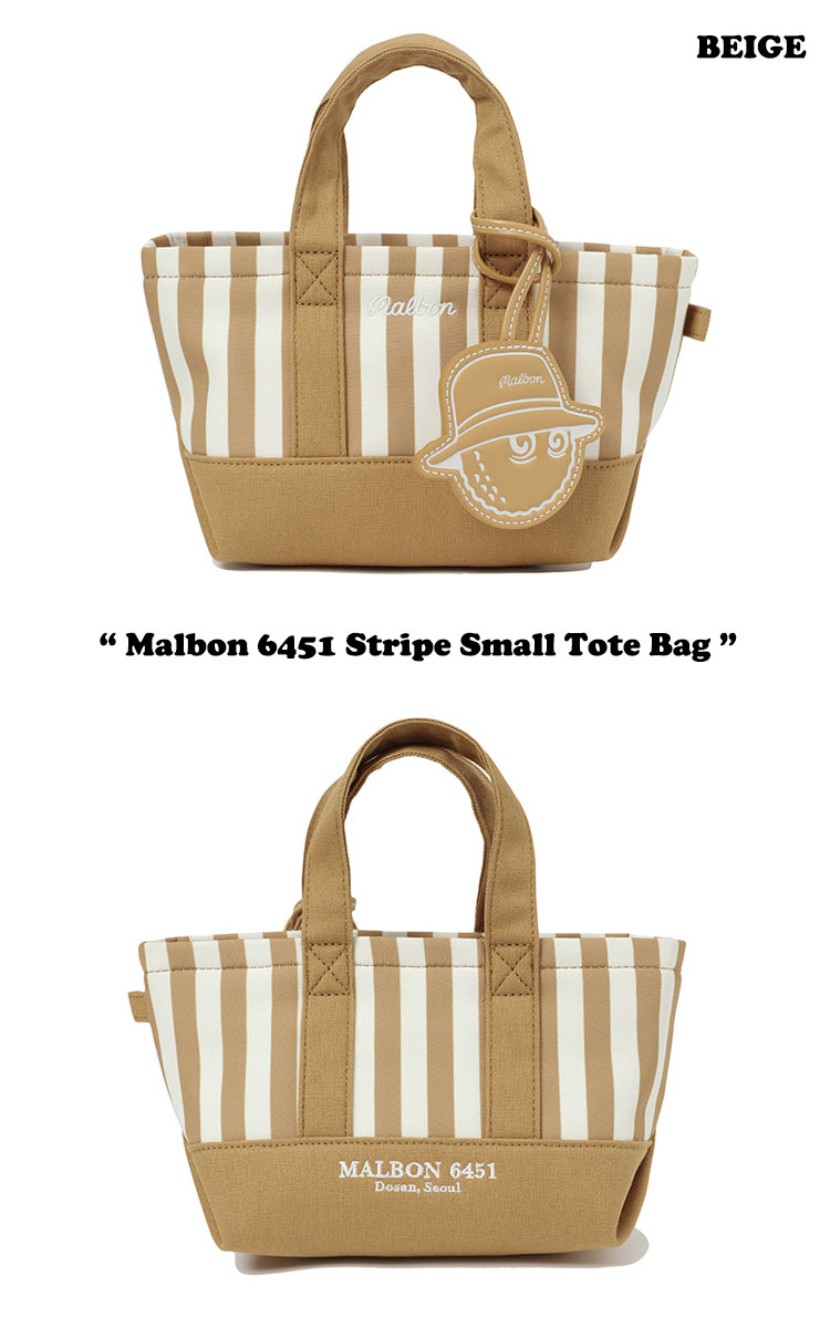 マルボン ゴルフ トートバック MALBON GOLF MALBON 6451 STRIPE SMALL