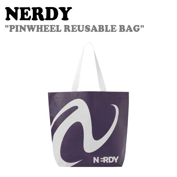 Yahoo! Yahoo!ショッピング(ヤフー ショッピング)ノルディ エコバッグ NERDY メンズ レディース PINWHEEL REUSABLE BAG ピンホイール リーユーザブルバッグ DARK PURPLE ダークパープル ノルディー バッグ