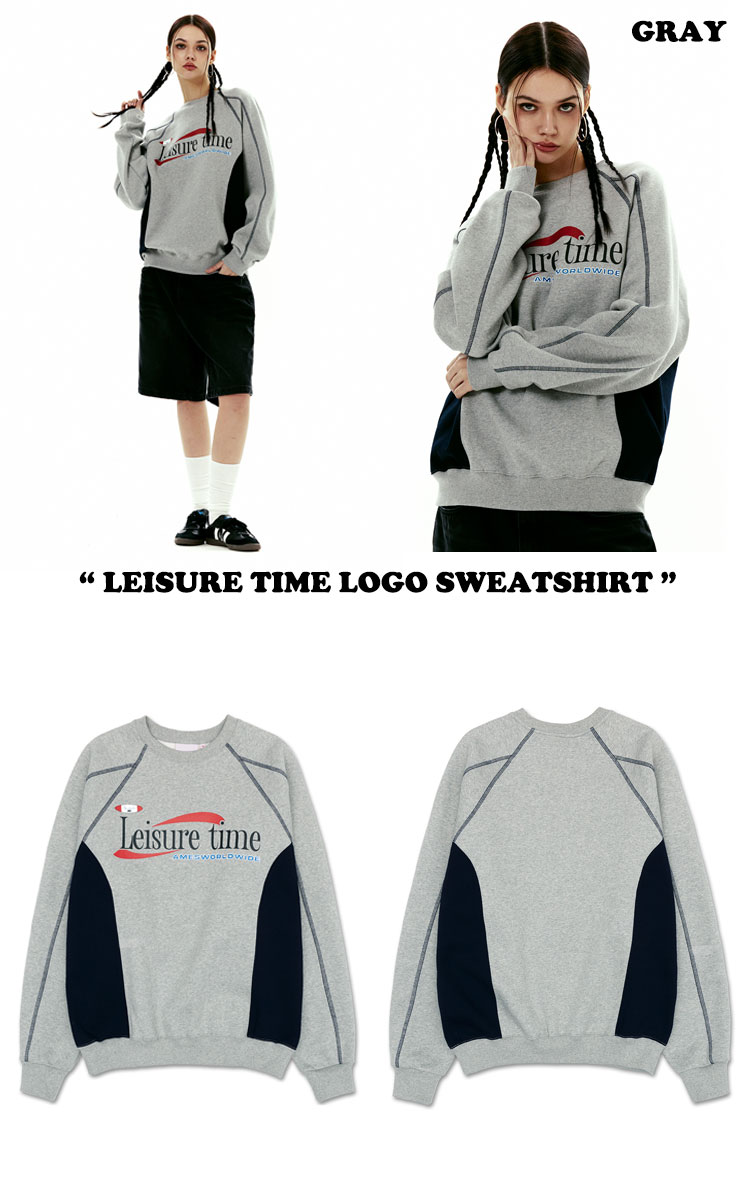 アメス ワールドワイド トレーナー Ames Worldwide 正規販売店 LEISURE TIME LOGO SWEATSHIRT レジャー  タイム ロゴ スウェットシャツ 全2色 AM2DSUM441A ウェア