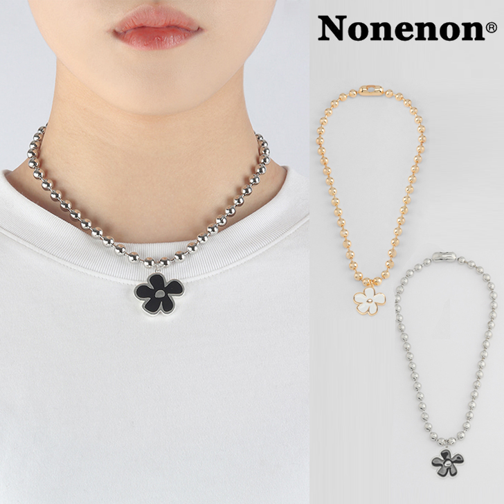 Yahoo! Yahoo!ショッピング(ヤフー ショッピング)ノンノン ネックレス Nonenon メンズ レディース BIG BLOOM NEC ビッグ ブルーム ネック SILVER シルバー GOLD ゴールド 韓国アクセサリー 1195513 ACC