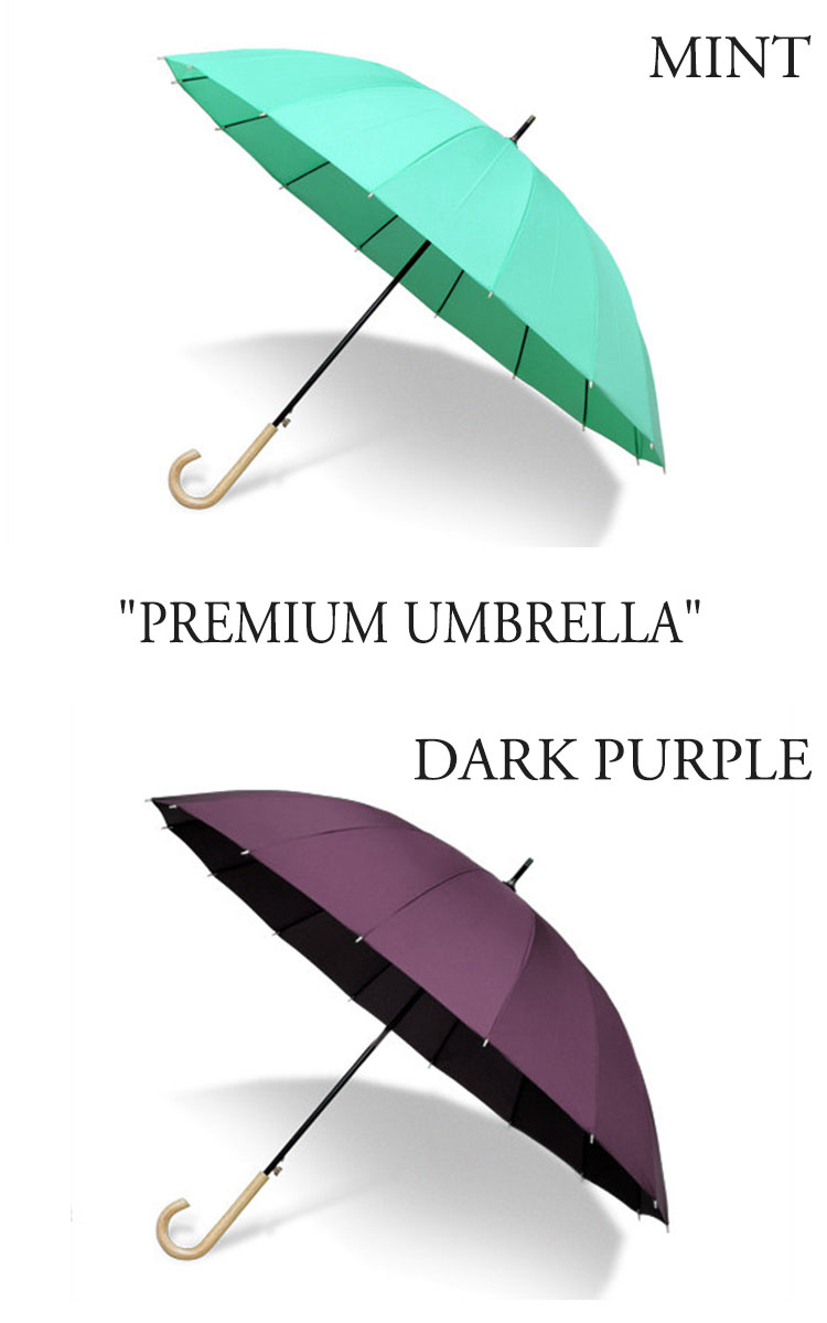 ククロバン 傘 KROVAN レディース PREMIUM UMBRELLA プレミアム アンブレラ ブラック グリーン レッドワイン パステル