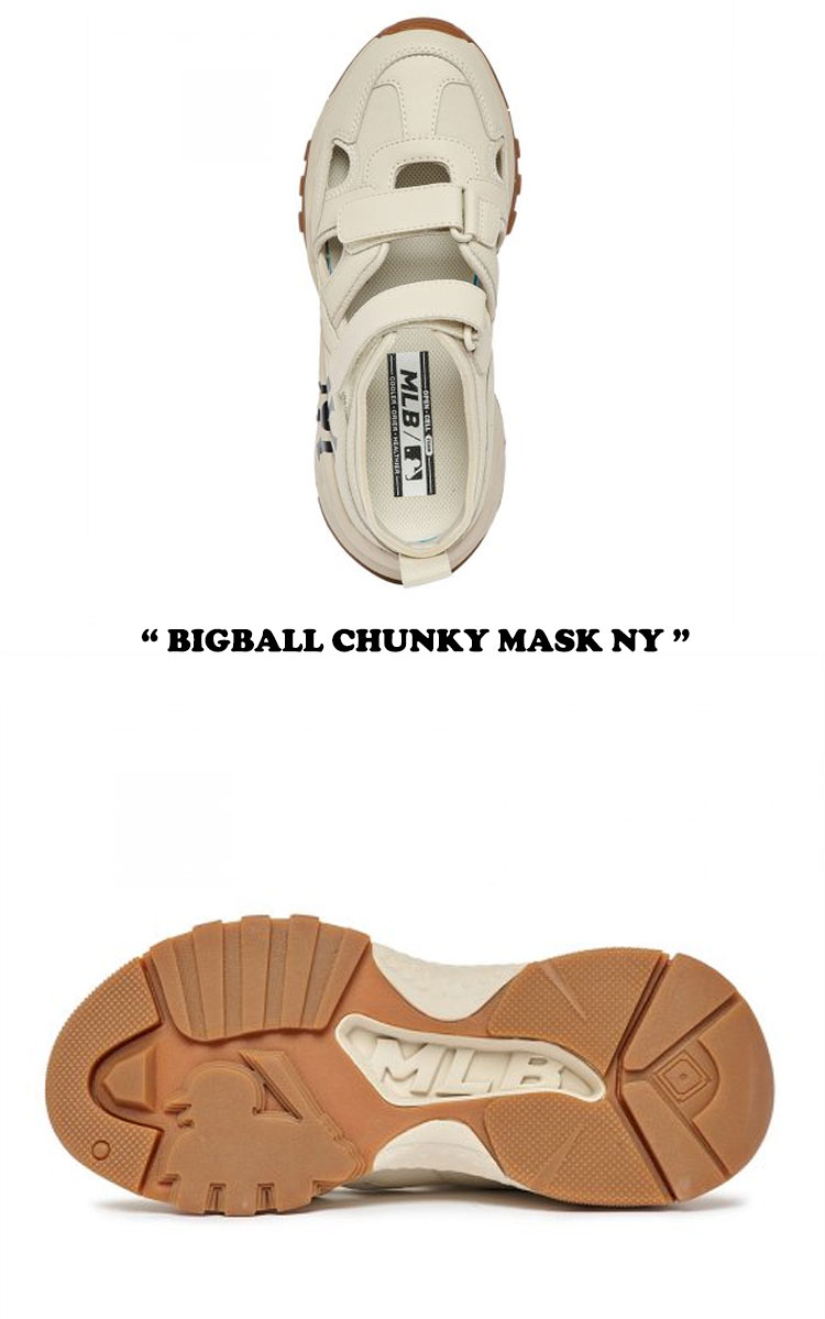 エムエルビー サンダル MLB BIGBALL CHUNKY MASK NY ビッグボール