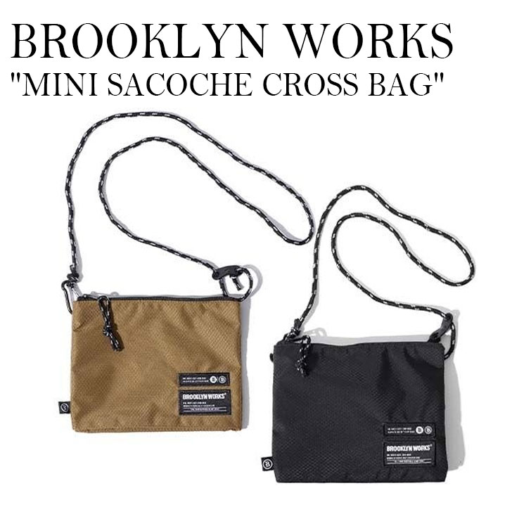 Yahoo! Yahoo!ショッピング(ヤフー ショッピング)ブルックリン ワークス クロスバッグ BROOKLYN WORKS MINI SACOCHE CROSS BAG ミニ サコッシュ BLACK 黒 TAN 茶色 バッグ 1861947 OTTD