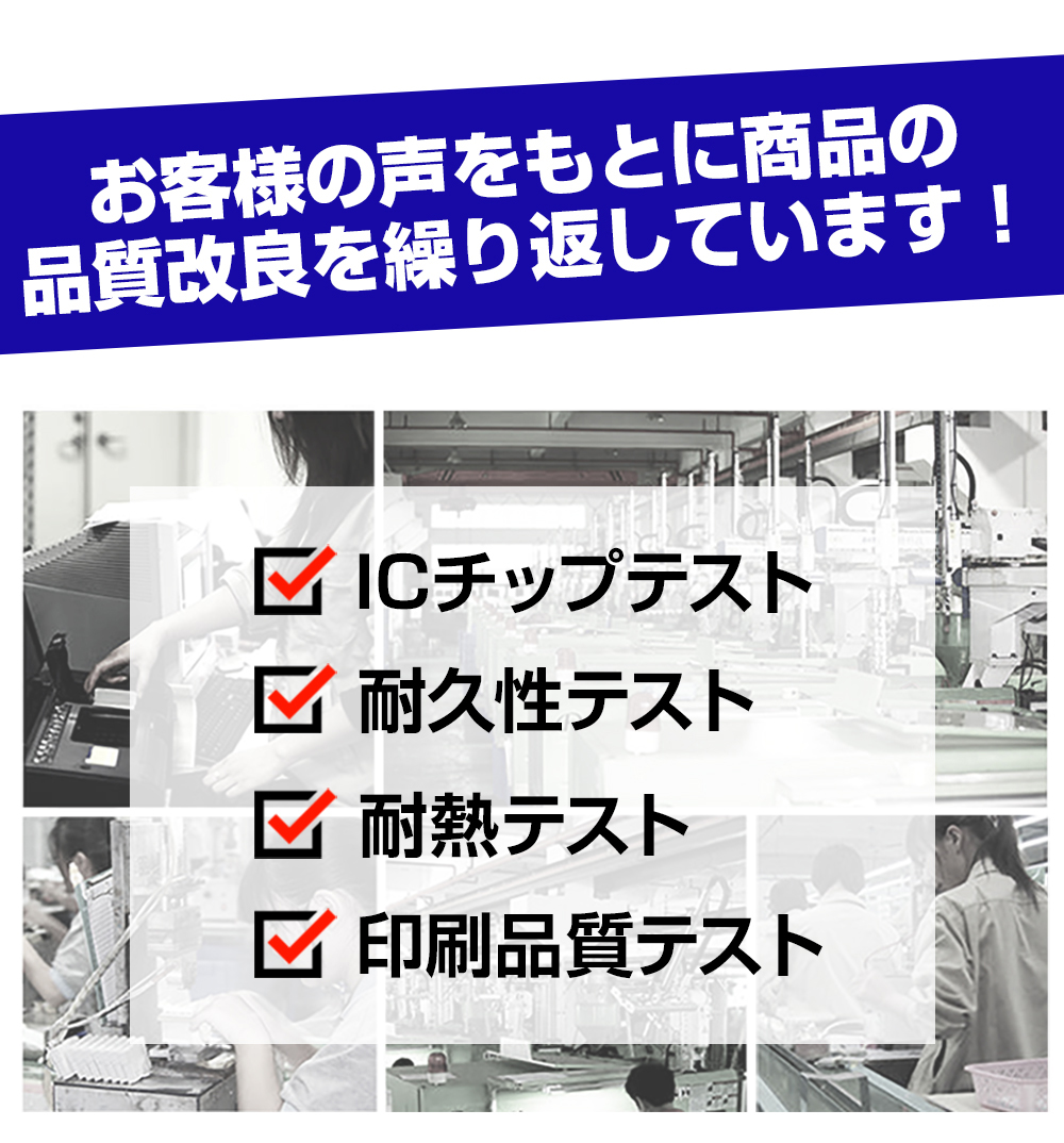 品質改良を繰り返し高品質