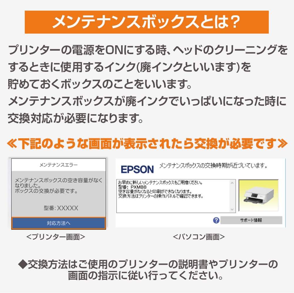 エプソン（EPSON） PXMB9 互換メンテナンスボックス エプソン