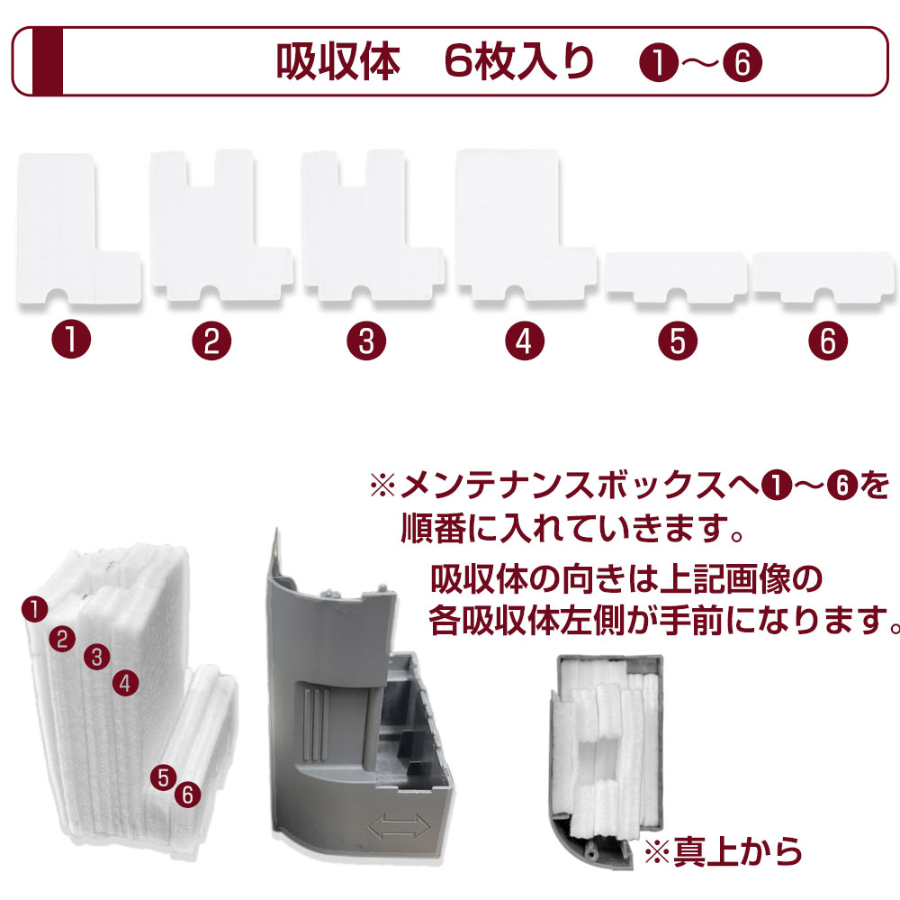 EPSON ２台セット‼︎送料込み‼︎ エプソン（EPSON） EWMB2 廃インク吸収体 吸収パッド 互換 ※チップ無し