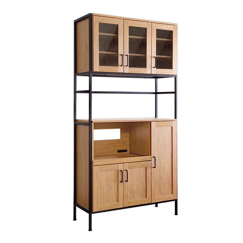 ホームテイスト（HOME taste） ヴィンテージ食器棚 幅93.5cm GREACK