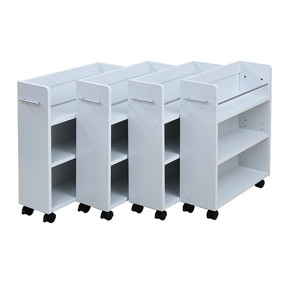 JK-PLAN クローゼット 本棚 4個セット 収納 ラック 幅19 奥行58 JK-PLAN クローゼット 本棚 4個セット 収納 ラック 幅19 奥行58
