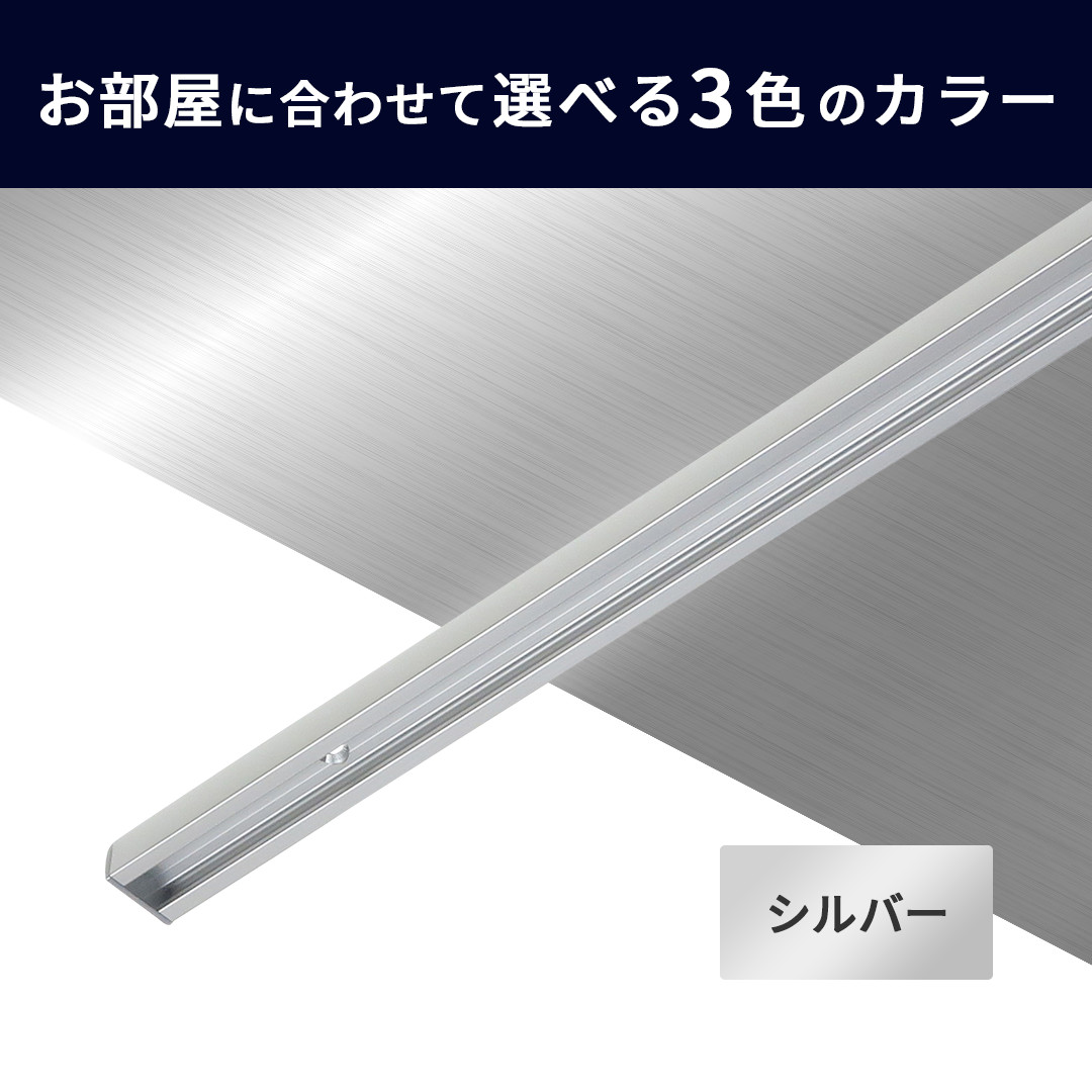 Ｔ．Ｔ株式会社 ピクチャーレール スリムライン １ｍ 額吊セット 新型 ワイヤー フック α (アルファ) １ｍ 額２枚分セット 天井 壁面  レールフック