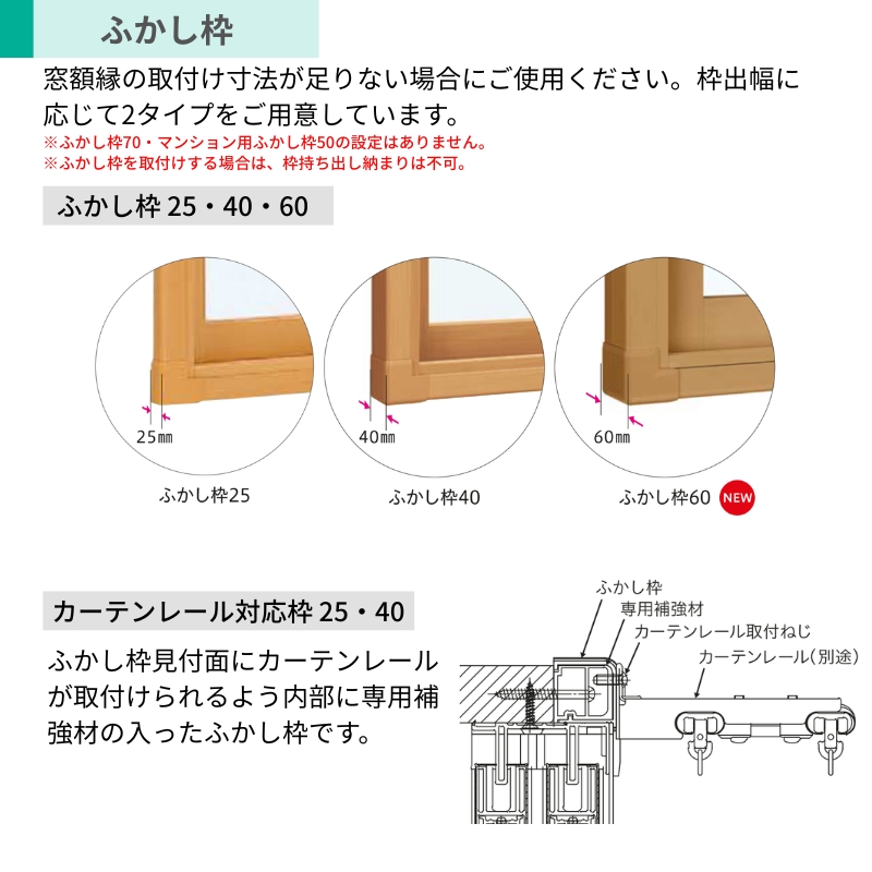 二重窓 内窓 YKK ウチリモ FIX窓 真空ガラス 透明3mm+0.1+3mm W200〜400 H1401〜1800mm YKKap 断熱 防音 結露対策 マンション 薄型 サッシ_4