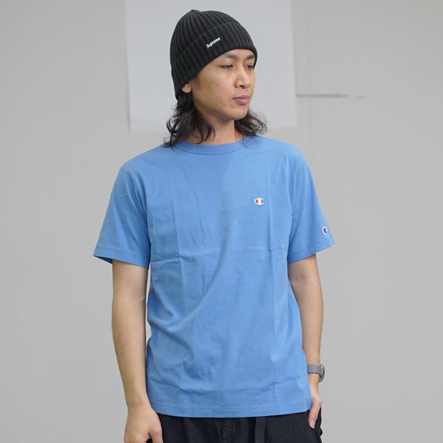 Champion チャンピオン Tシャツ メンズ レディース ロゴ ワンポイントUSAコットン 23SS ベーシック C3-X352｜dj-dreams｜12