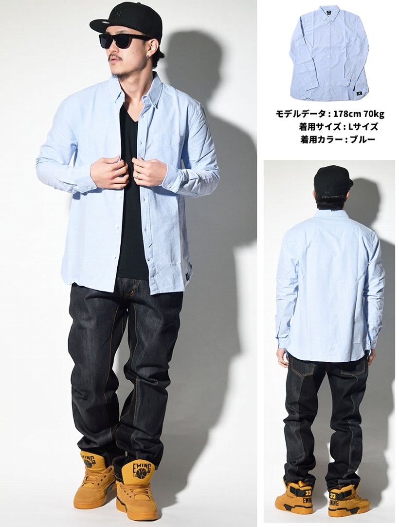DC シャツ メンズ オックスフォードシャツ DC SHOE OXFORD LS 3 2017 春夏 新作