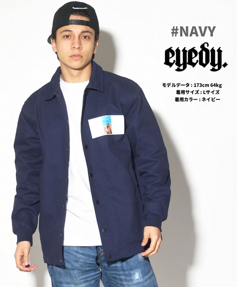 Eyedy アイディー コーチジャケット 中綿 メンズ 大きいサイズ ストリート Hiphop ヒップホップ ファッション 通販 Eye Jkt1705 Eyjt096