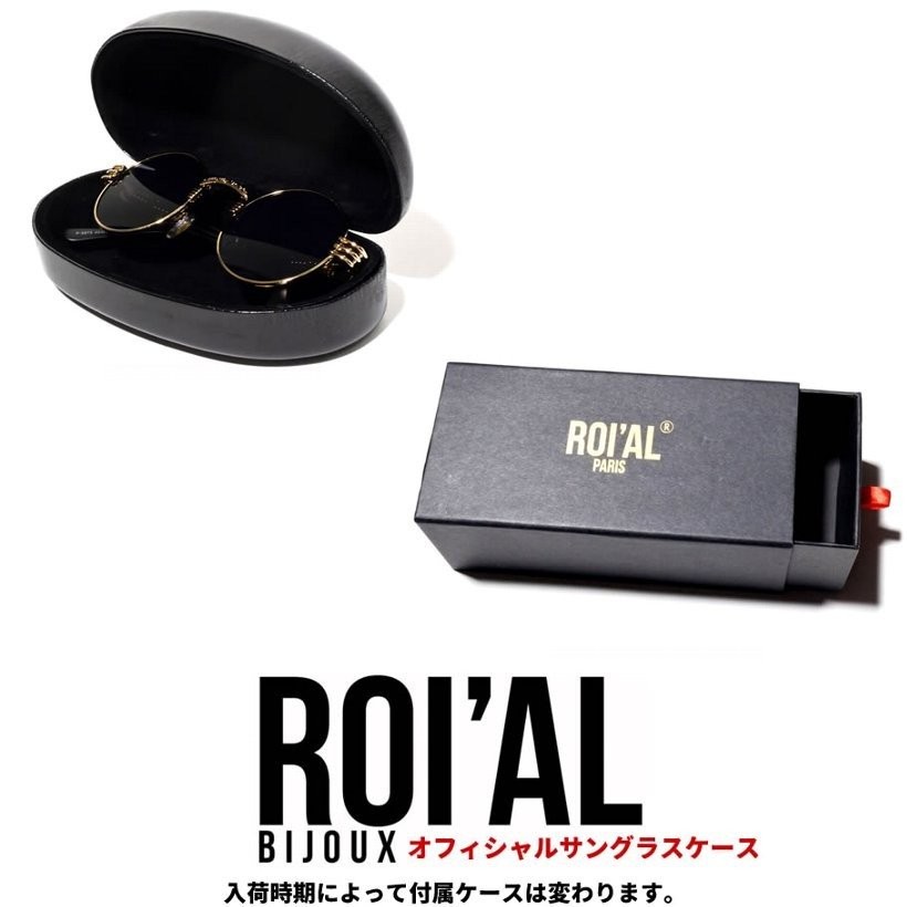 ROIAL BIJOUX サングラス メンズ ブランド おしゃれ ラウンド型 カラーレンズ ミラー 眼鏡 メガネ アイウェア