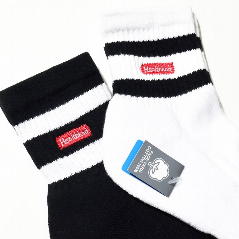 Healthknit ヘルスニット ソックス メンズ 靴下 2足セット カジュアル ファッション