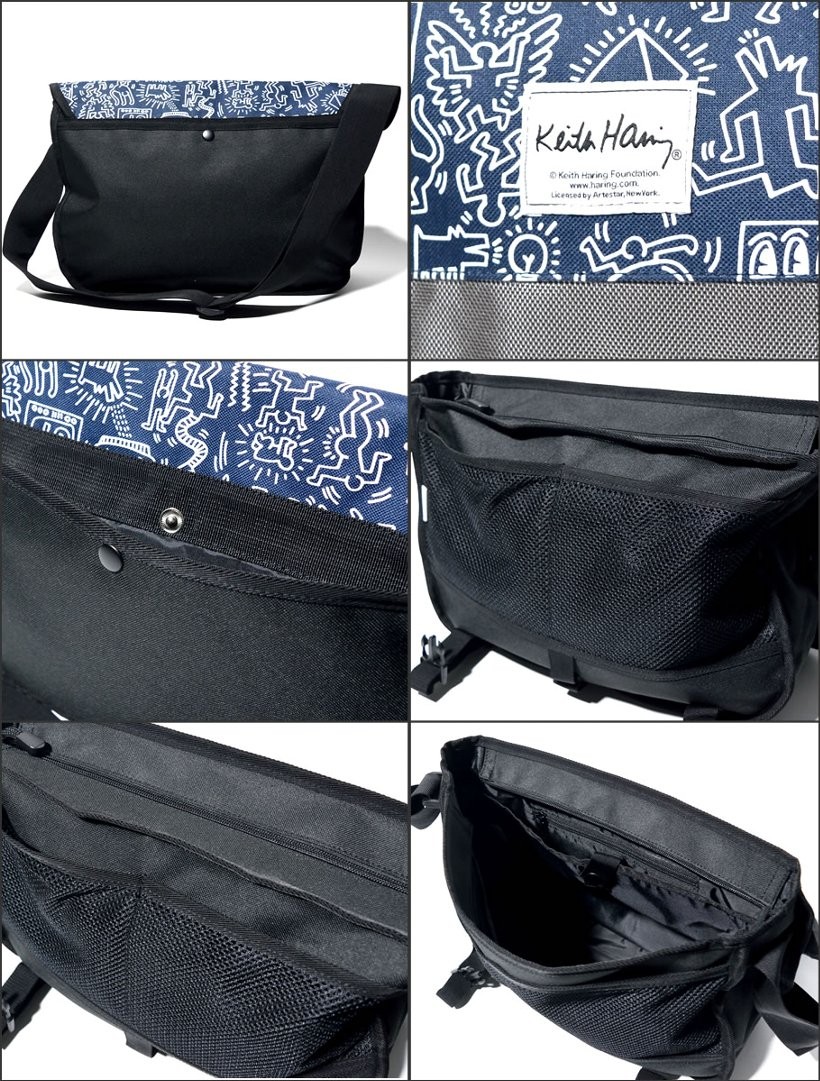 Keith Haring キースヘリング ショルダーバッグ メッセンジャーバッグ 鞄 KHB-KH1605 メンズ レディース ファッション