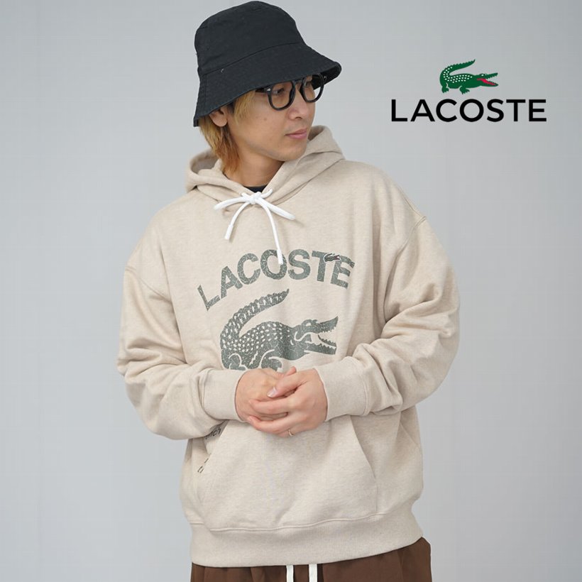 ラコステ パーカー メンズ プルオーバー ロゴ ワニ ストリート ファッション 大きいサイズ LACOSTE SH0107